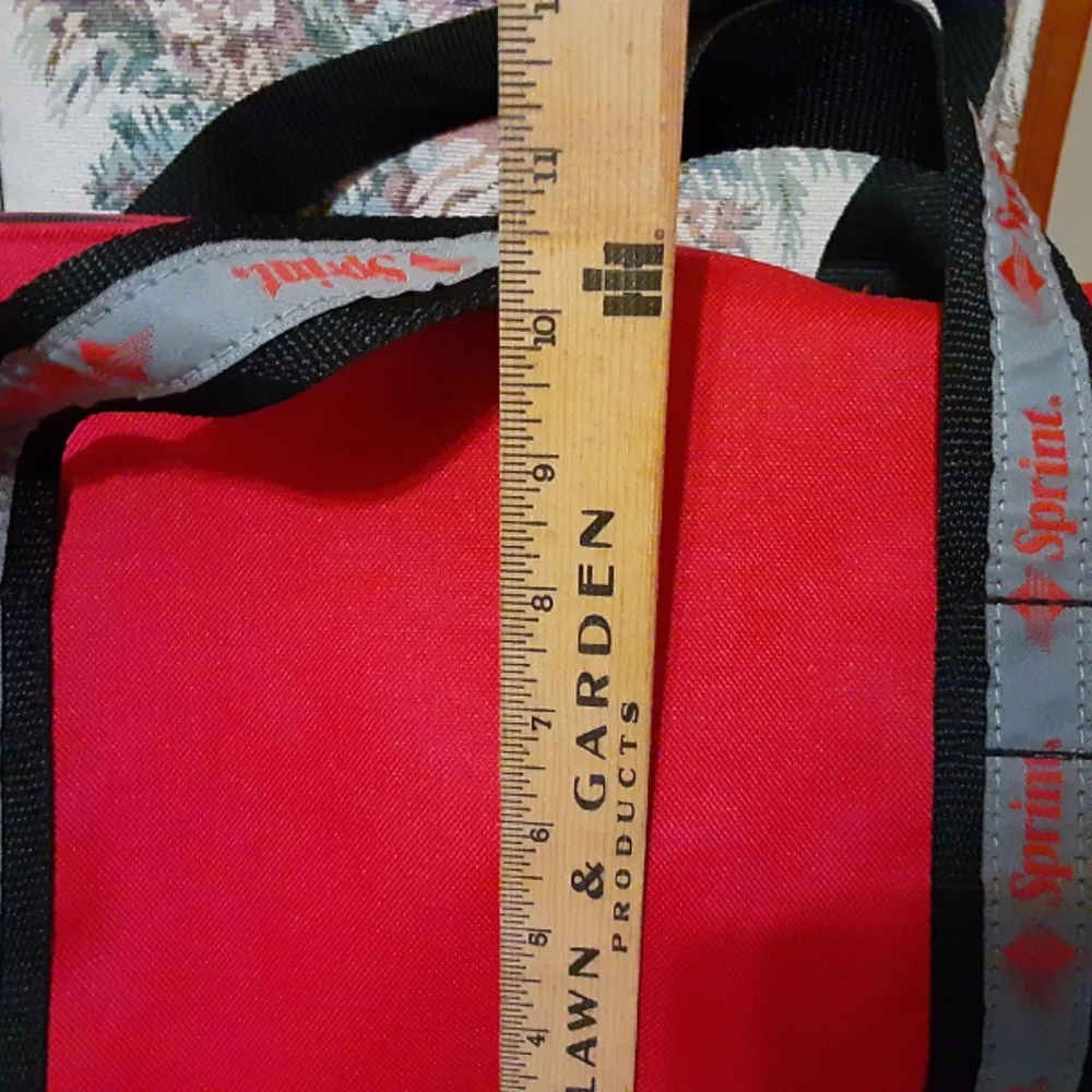 SPRINT Logo Red Duffle Bag